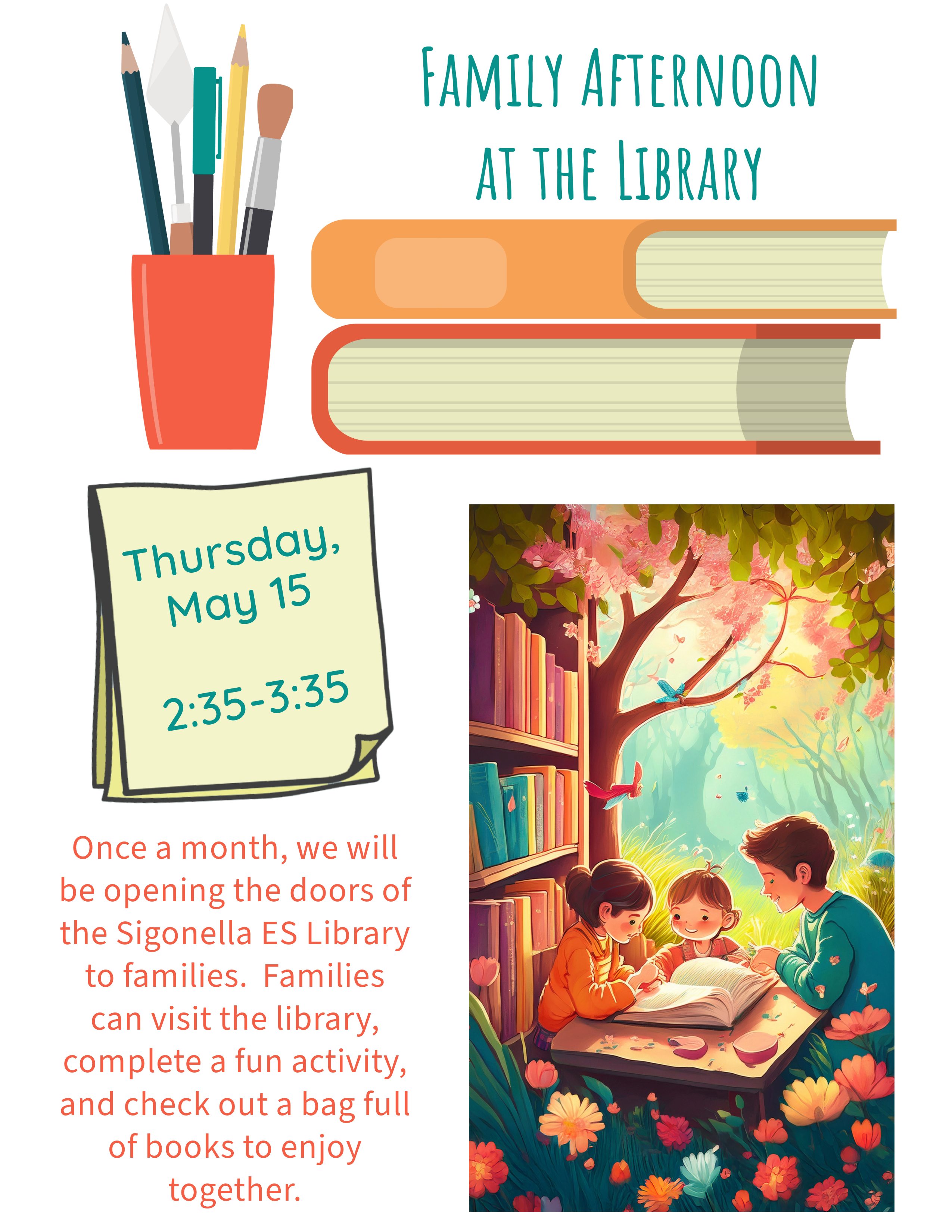 Family Afternoon at the Library May